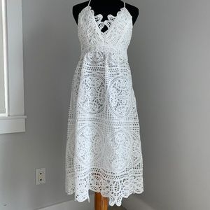 White Eyelet Dress